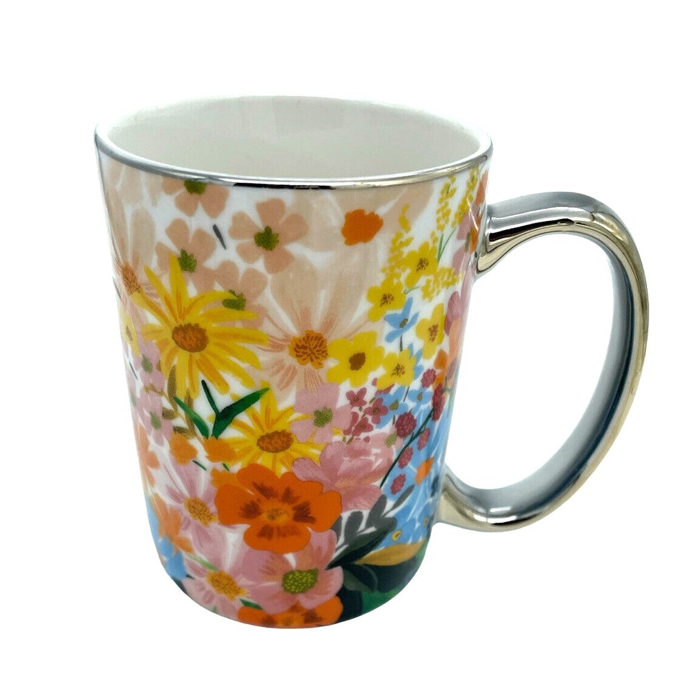 Rifle Paper Co. Anthropologie Floral Ceramic Mug NW/OTs